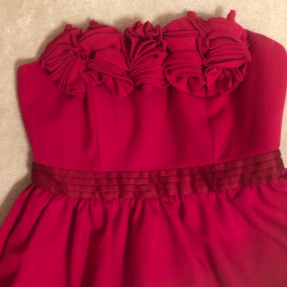 Strapless Rosette Dress - Picture 2 of 4